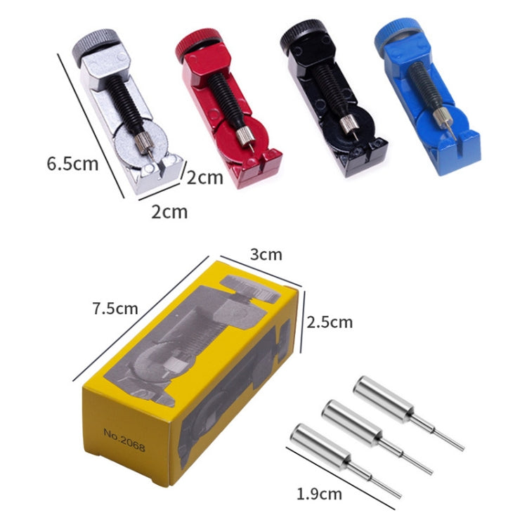 3 PCS Metal Adjustable Height Watch Band Link Pin Remover