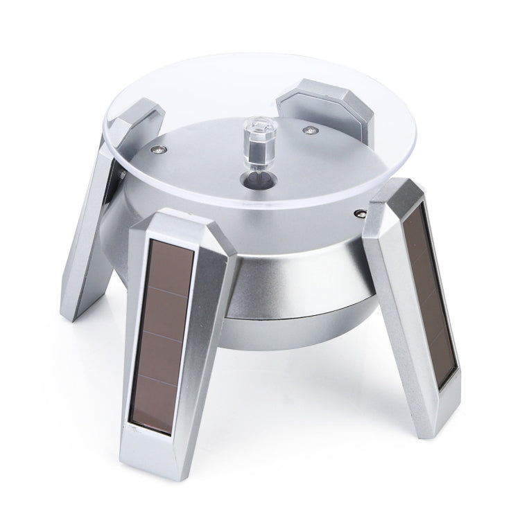 High-Footed UFO Solar 9cm 360 Rotating Display Stand Props Turntable