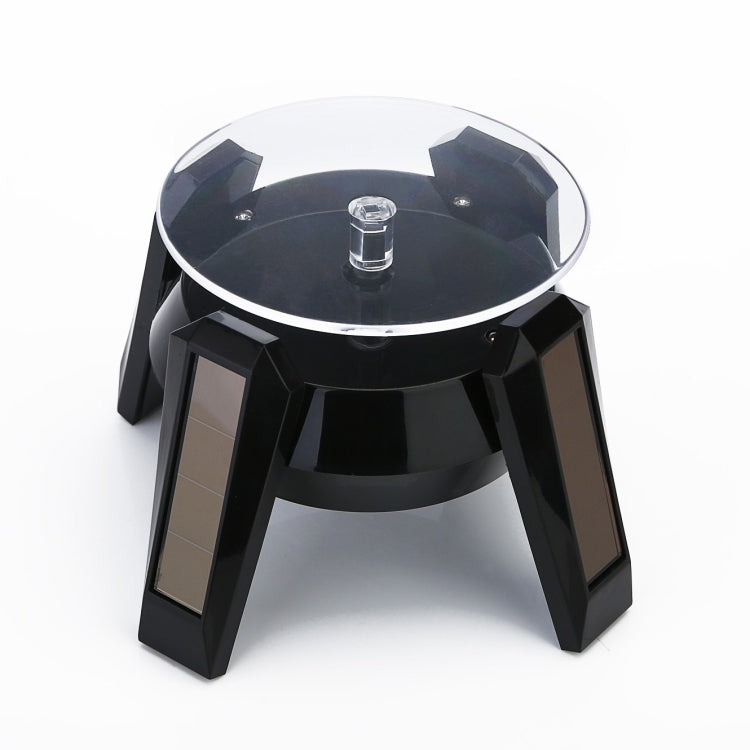High-Footed UFO Solar 9cm 360 Rotating Display Stand Props Turntable