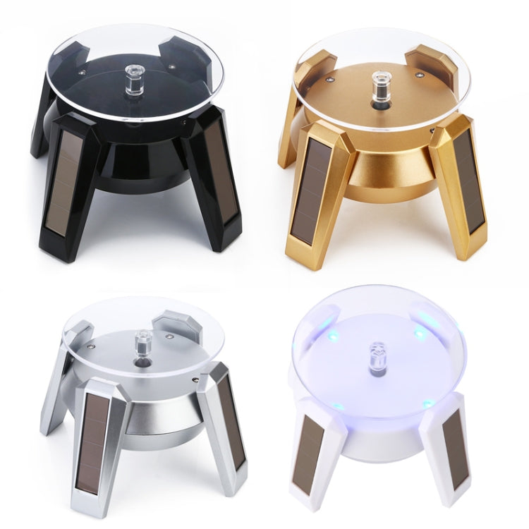 High-Footed UFO Solar 9cm 360 Rotating Display Stand Props Turntable
