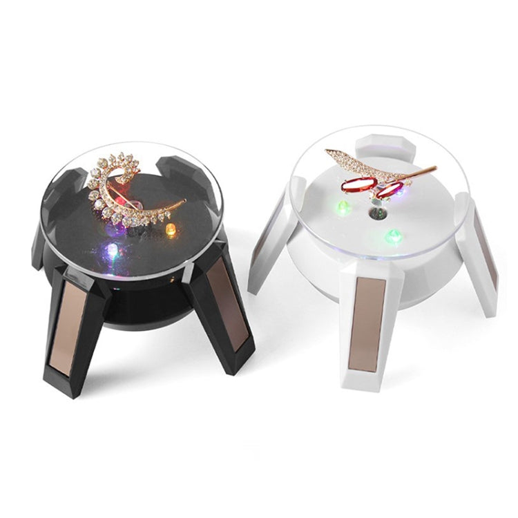 High-Footed UFO Solar 9cm 360 Rotating Display Stand Props Turntable