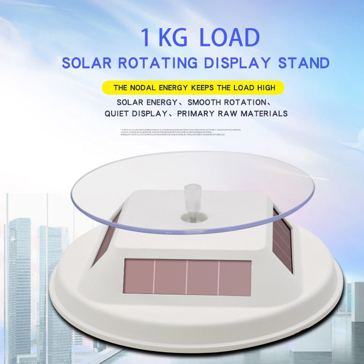 12cm Solar Rotating Display Stand Props Turntable