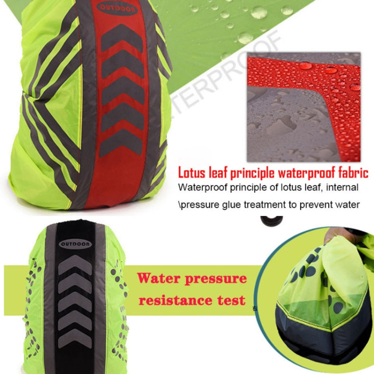 Luminous Pattern Rain Cover for Outdoor Backpack, Size: S 20-28L