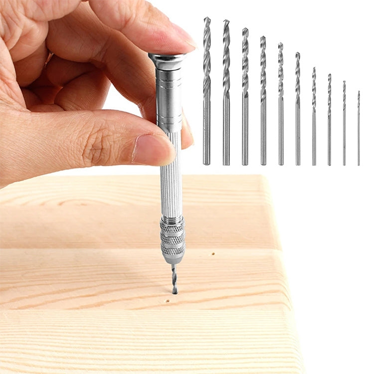 3 Sets Drill Aluminum Slloy Hand Drill Punch