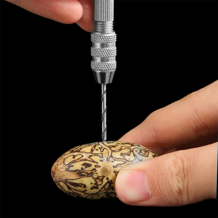 Steel Pick + Holder + 10 Drills Aluminum Slloy Hand Drill Punch