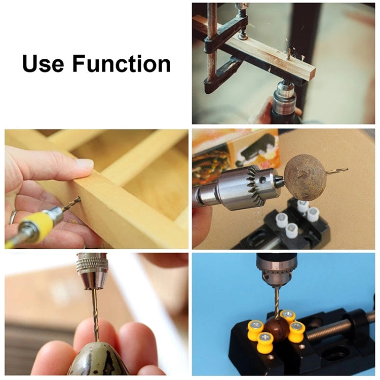 3 Sets Titanium Drill Aluminum Slloy Hand Drill Punch