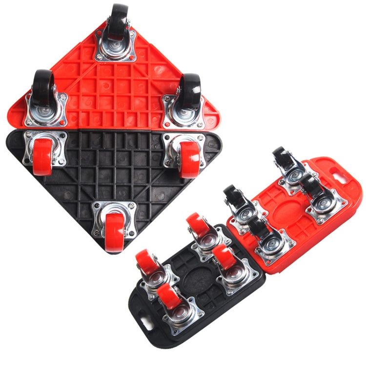 BJQ0001 Hardware Tools Heavy Object Mover, Style: ABS Wheel Triangle Tank Type