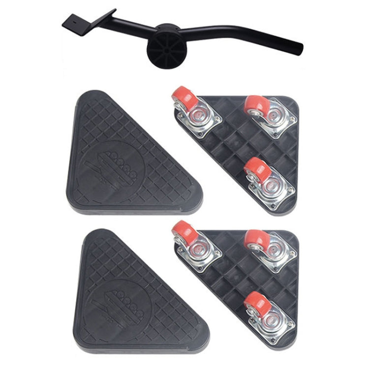 BJQ0001 Hardware Tools Heavy Object Mover, Style: Mini Rubber Wheel Triangle Tank Type