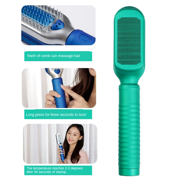 Lady Ice Comb Negative Ion Hair Straightener Blue Light Hair Care Ice Comb