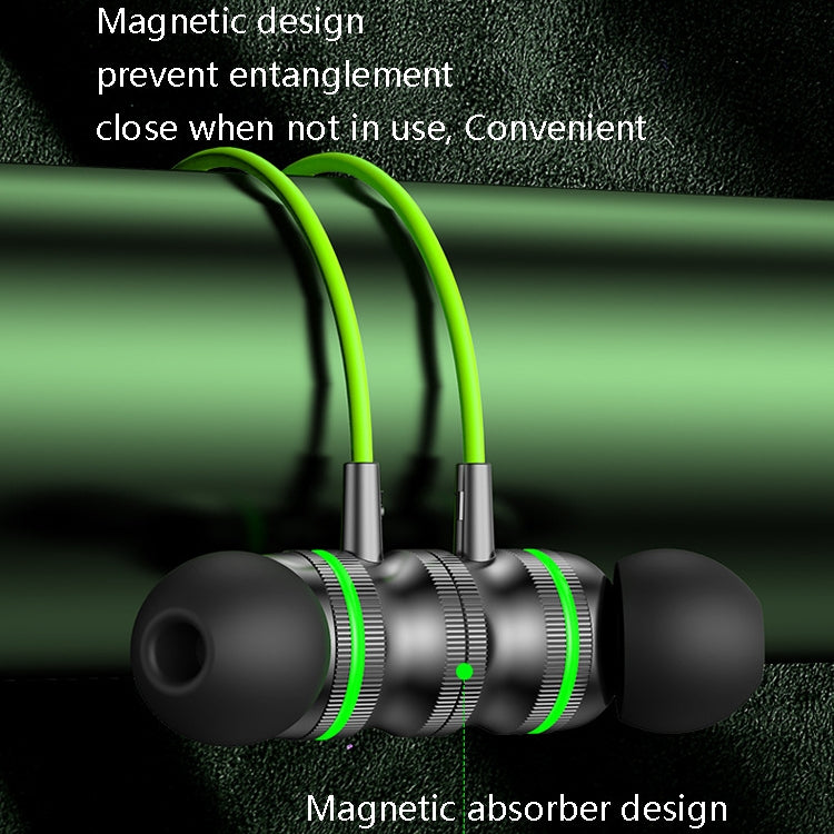 TS6600A USB-C / Type-C In-Ear Heavy Bass Wire Control Game Earphone, Cable Length: 1.2m(Green)