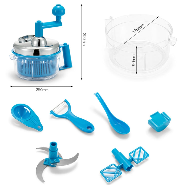 Kitchen Hand Chopper Household Manual Meat Grinder, Random Color Delivery
