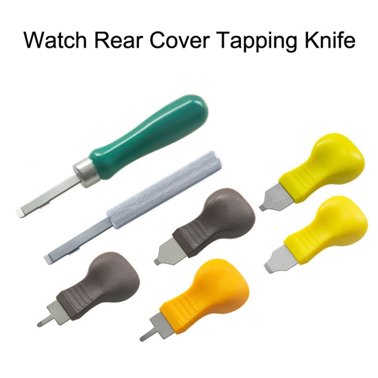 10 PCS Watch Rear Cover Tapping Knife Watch Opener, Style: Yellow Narrow Mouth