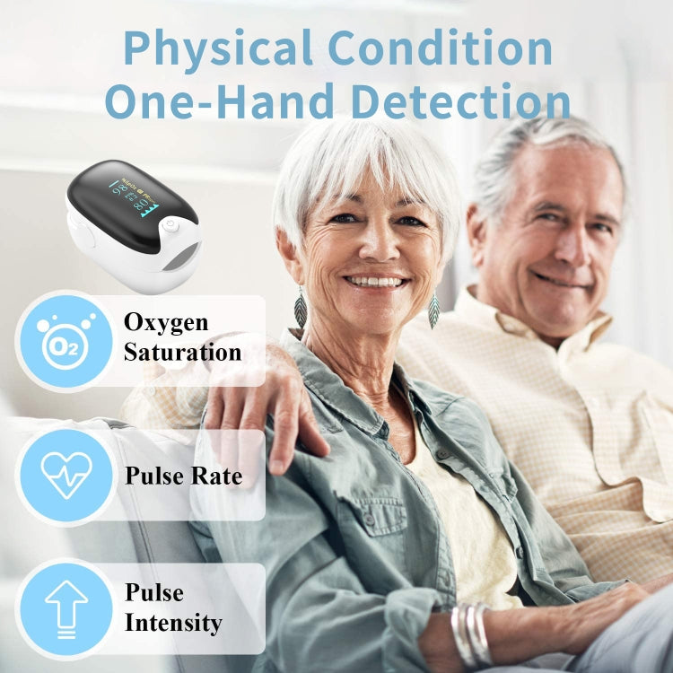 AD901 Finger Clip Oximeter Pulse Heart Rate Monitoring Monitor, Shape: OLED