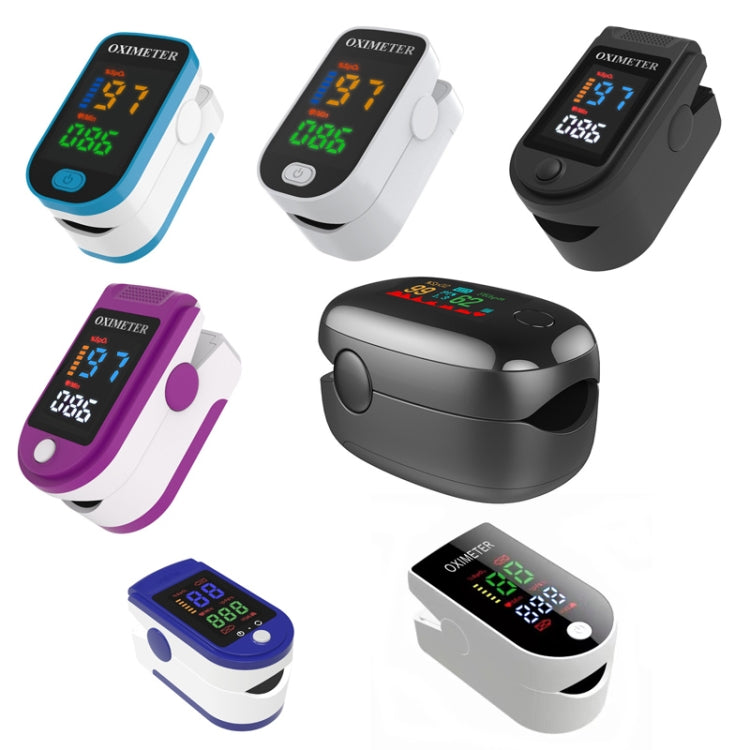 002 White LED Screen Fingertip Pulse Oximeter