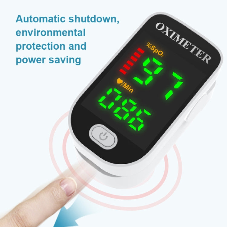004 Purple LED Screen Fingertip Pulse Oximeter