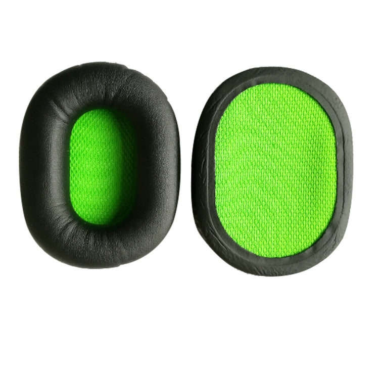 1 Pair Earpads For Razer BlackShark V1 / V2 X / V2 USB Headset, Color: Black+Green Mesh