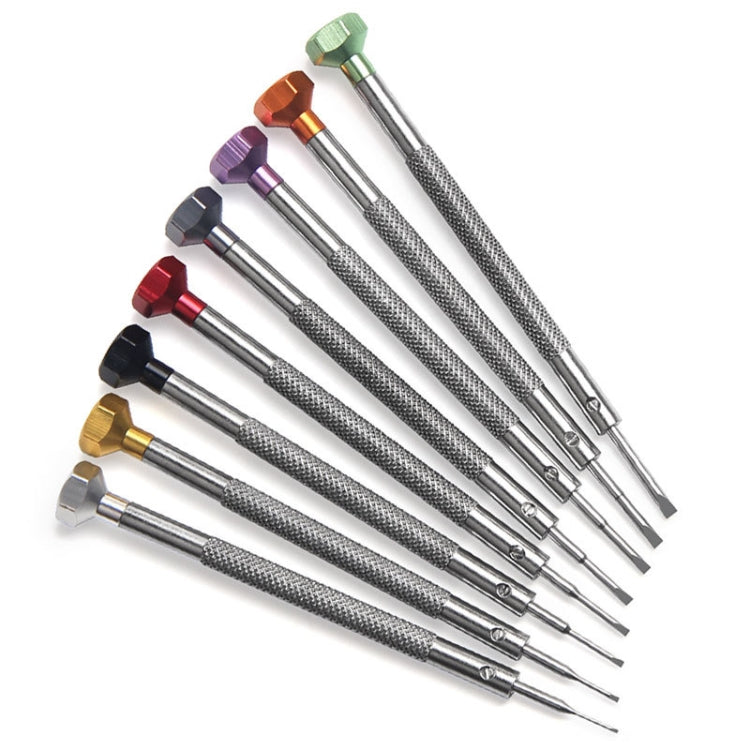 3 PCS LSD5075 Color Screwdriver Watch Repair Tool, Model: 0.8mm Word