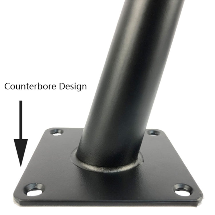 LH-ZT-0001 Cone Round Tube Furniture Support Legs, Style: Straight Cone Height 20cm
