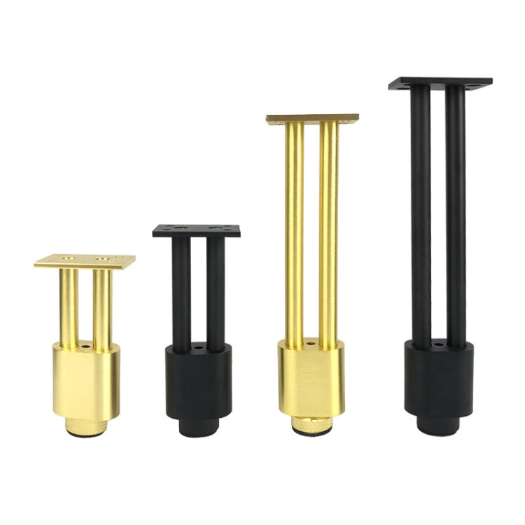 Adjustable Aluminum Solid Double Support Cabinet Sofa Legs, Height: 22.5cm
