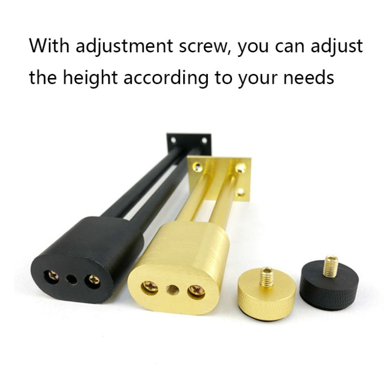 Adjustable Aluminum Solid Double Support Cabinet Sofa Legs, Height: 27.5cm