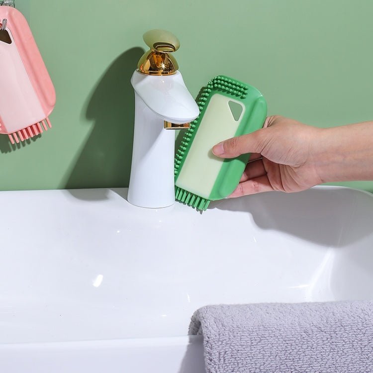2 PCS Bathroom Countertop Wiper Glass Cleaning Brush