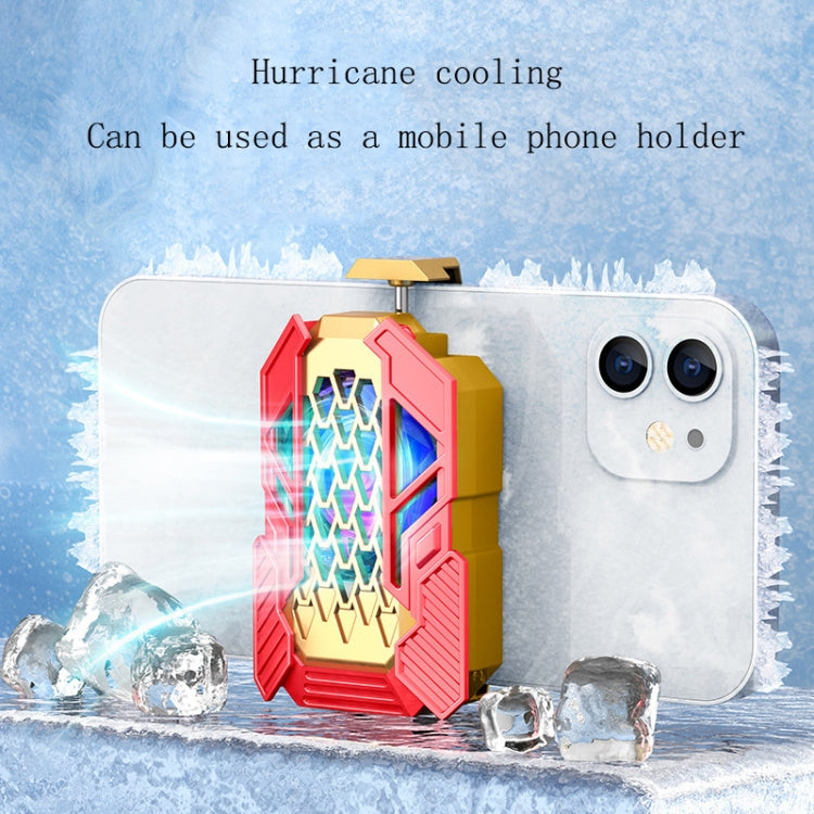L06 Color Matching RGB Light Mobile Phone Radiator With Mobile Phone Bracket Function, Plug-in