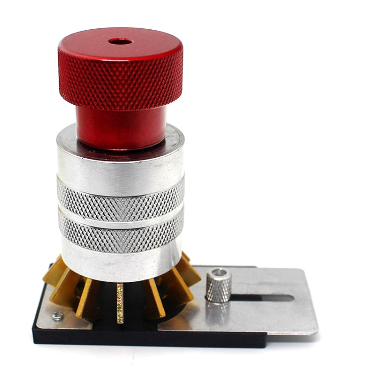 Bezel Opener Watch Gluer Acrylic Cover Watch Repair Tool(Red)