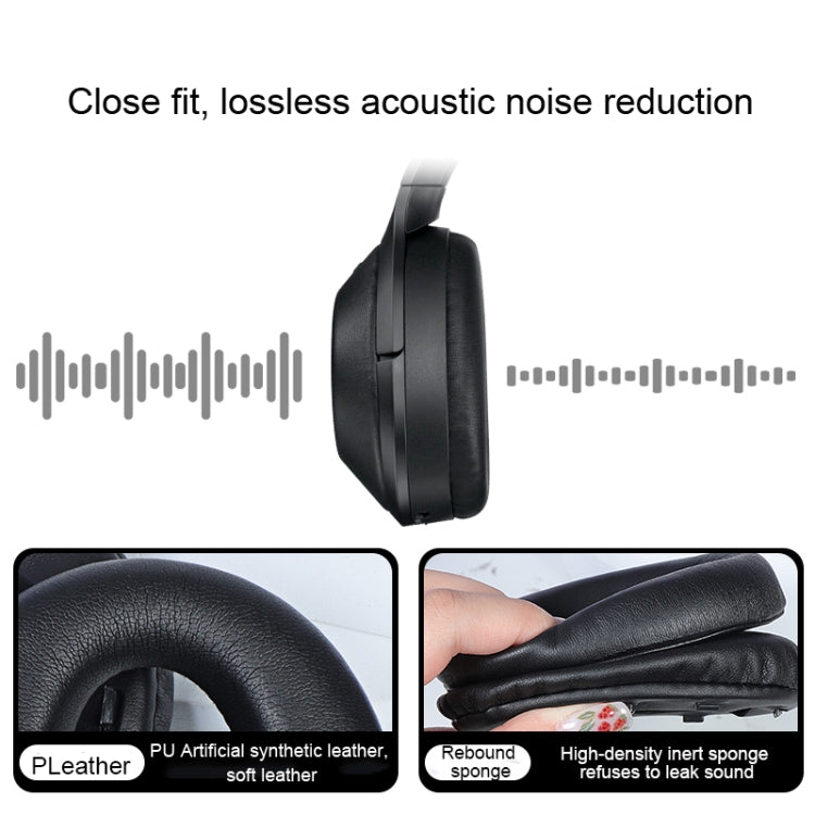 1 Pair PU Leather Earpads for Sony WH-1000XM4, Color: Blue+Buckle
