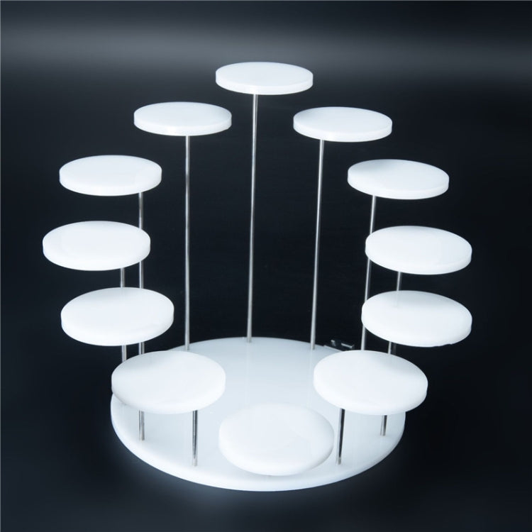 12 Rounds Base Acrylic Jewelry Ring Display Stand
