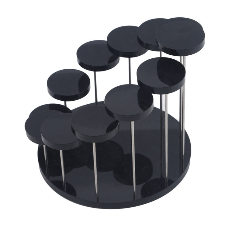 12 Rounds Base Acrylic Jewelry Ring Display Stand