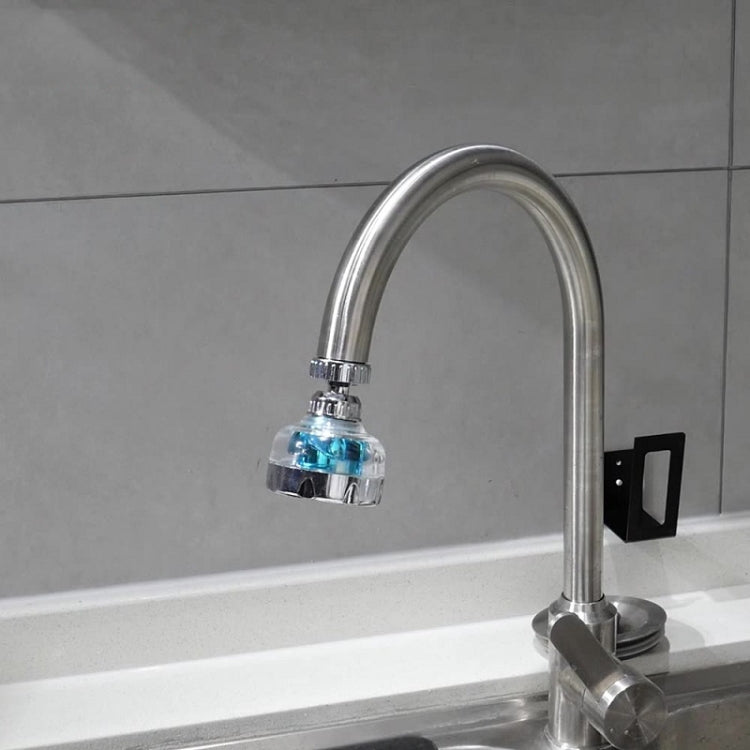 2 PCS Faucet Splashproof Supercharged Universal Head Aerator, Specification: Red + Filter