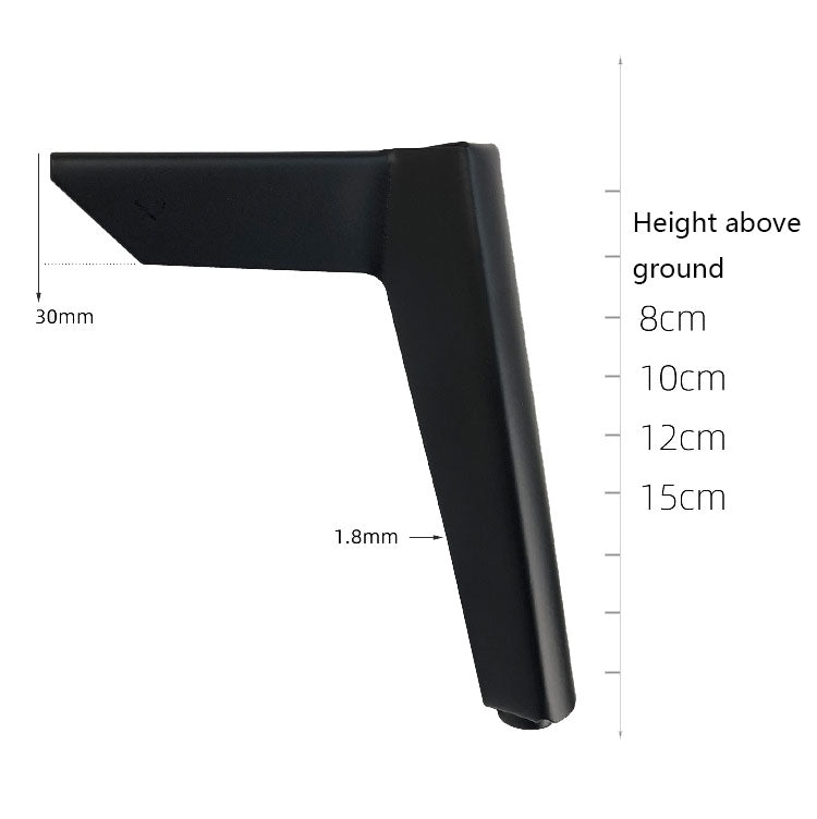 LH-FJ0039 Metal Furniture Support Legs, Height: 10cm