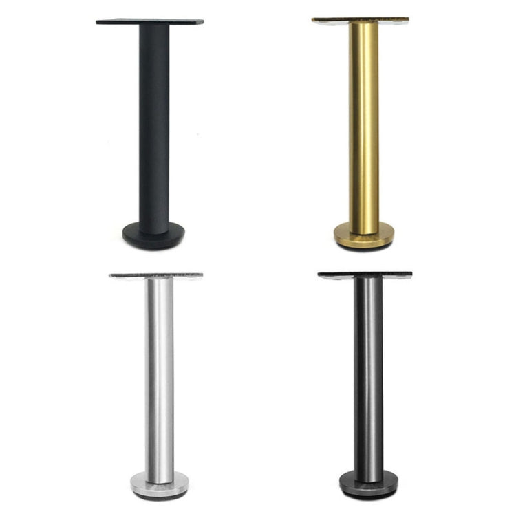 LH-TJ003 Adjustable Stainless Steel Round Tube Furniture Legs, Height: 18cm