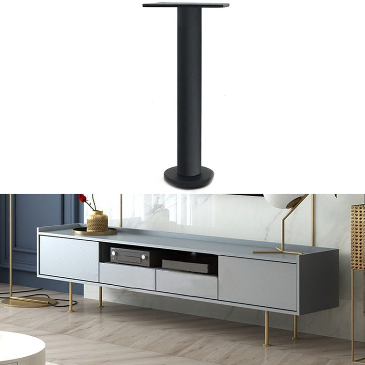 LH-TJ003 Adjustable Stainless Steel Round Tube Furniture Legs, Height: 28cm