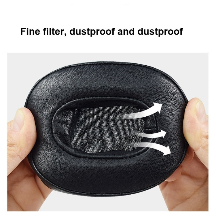 1 Pair Headset Earmuffs For Audio-Technica ATH-M50X/M30X/M40X/M20X, Spec: Black-Ice Gel