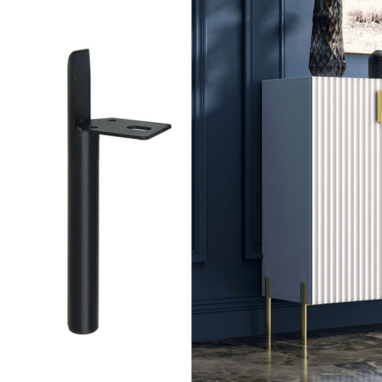LH-D012-01 Cylindrical Metal Furniture Support Legs, Height: 20cm