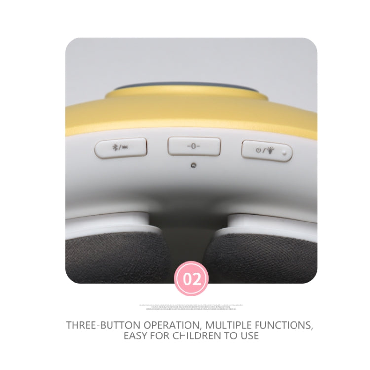 Intelligent Hot Compress Eye Massager For Children, Specification: English(Yellow)