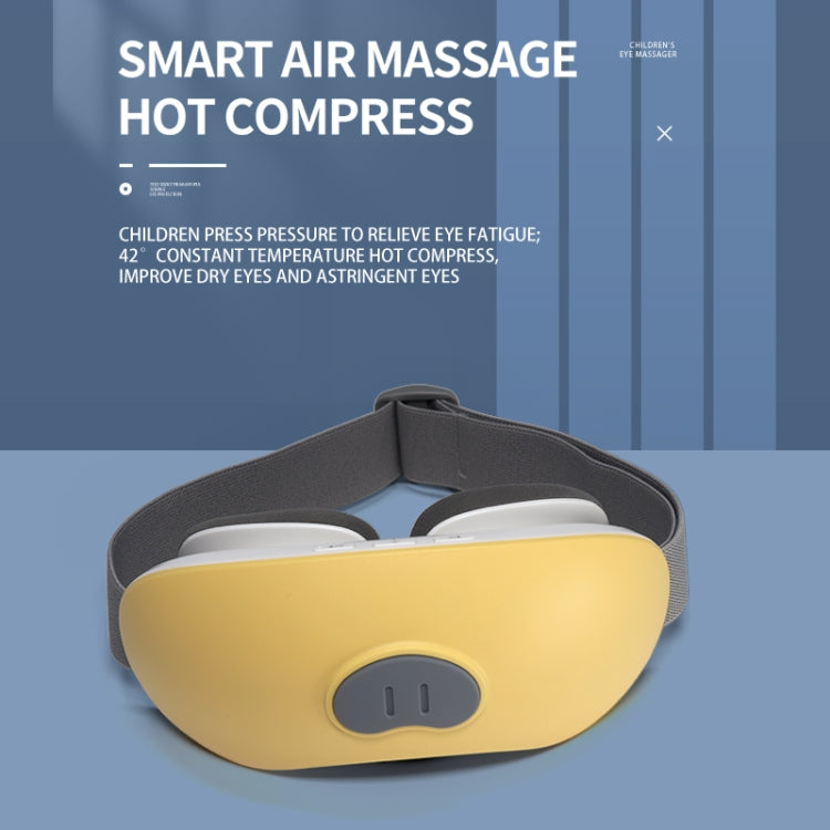 Intelligent Hot Compress Eye Massager For Children, Specification: English(Yellow)