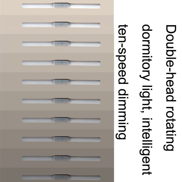 LED Table Light Student Dormitory Reading Lights, Style: Plug Type (White)