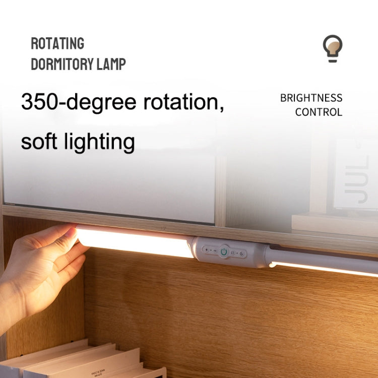 LED Table Light Student Dormitory Reading Lights, Style: Plug Type (Black)