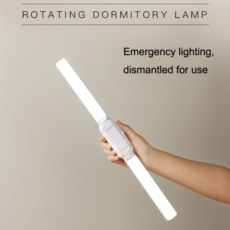 LED Table Light Student Dormitory Reading Lights, Style: Charge Type (Black)