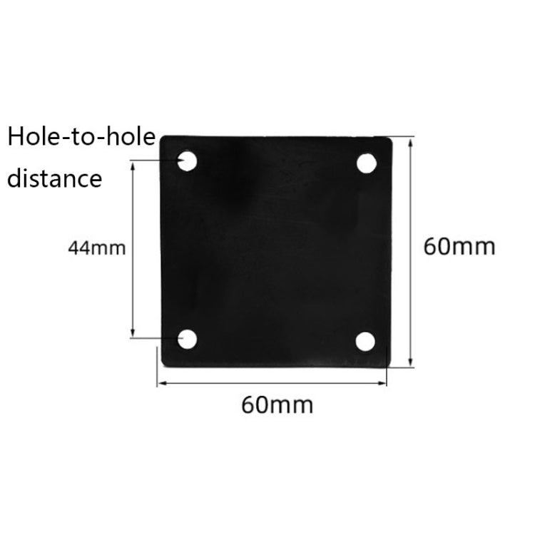 Metal Furniture Support Legs with Adjustment Pad, Height: 11cm
