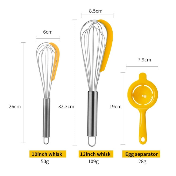 3 in 1 Household Multifunctional Manual Egg Beater Cream Whisk