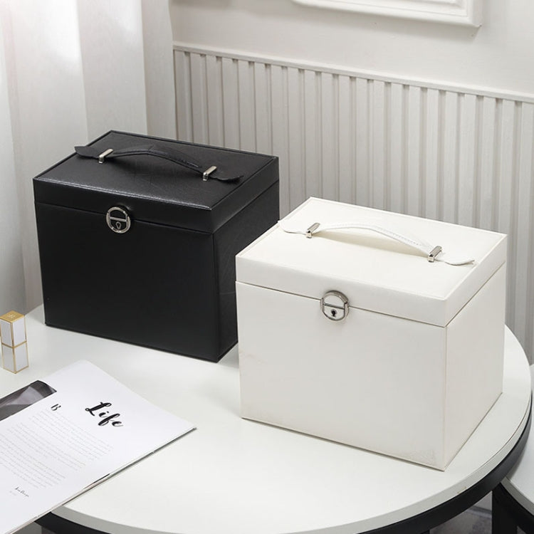 Sp01119 Five-Layer Large-Capacity Leather Jewelry Storage Box