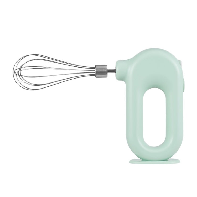 Wireless Handheld Electric Egg Beater Cake Mixer, Specification: Single Rod (Green Onion)