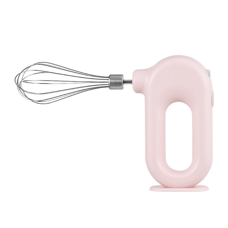 Wireless Handheld Electric Egg Beater Cake Mixer, Specification: Single Rod (Dream Pink)