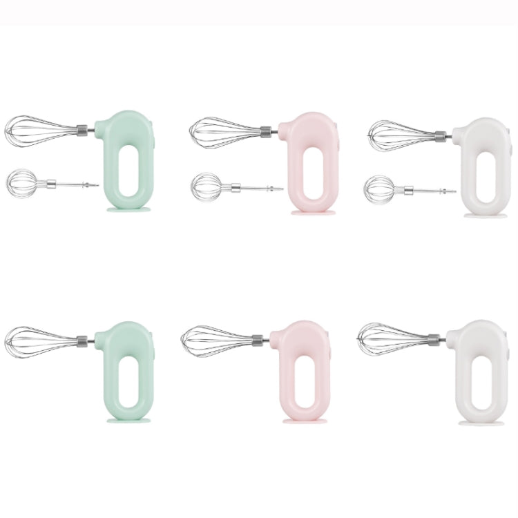 Wireless Handheld Electric Egg Beater Cake Mixer, Specification: Single Rod (Dream Pink)