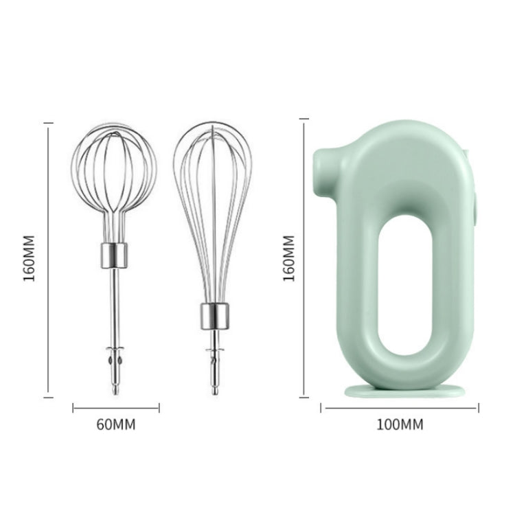 Wireless Handheld Electric Egg Beater Cake Mixer, Specification: Single Rod (Dream Pink)
