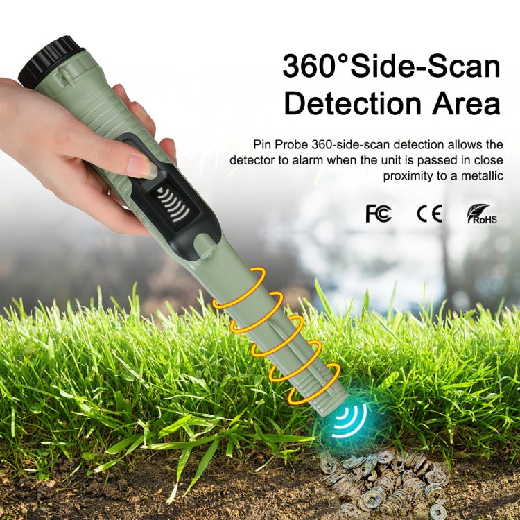 HS-12 Outdoor Handheld Treasure Hunt Metal Detector Positioning Rod