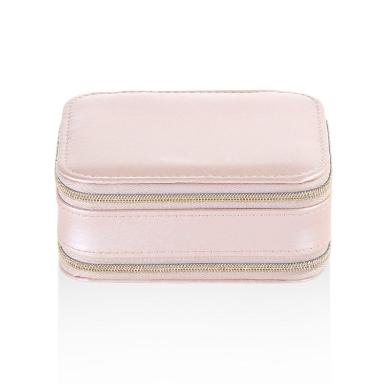 Sp01167 Zipper Leather Jewelry Storage Box